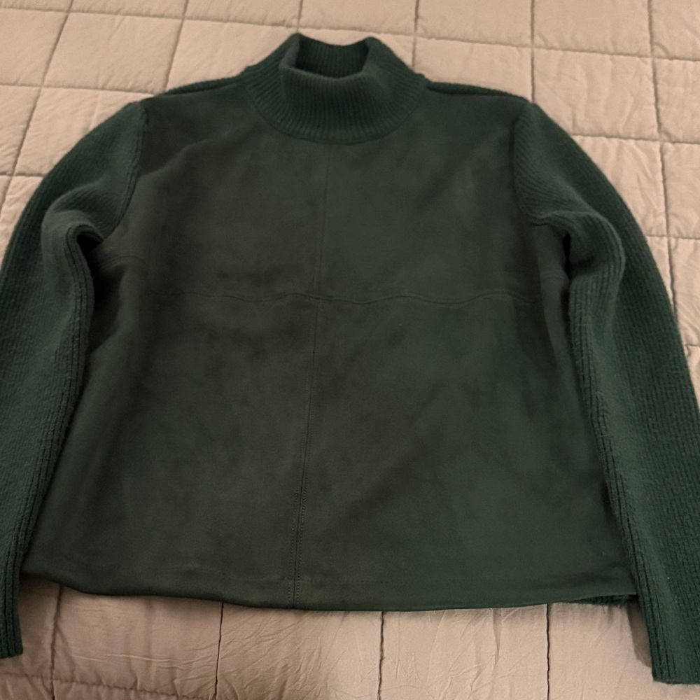 Ann Taylor Forest Green Knit Top